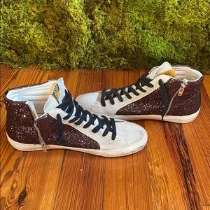 Golden Goose Slide High Tops.